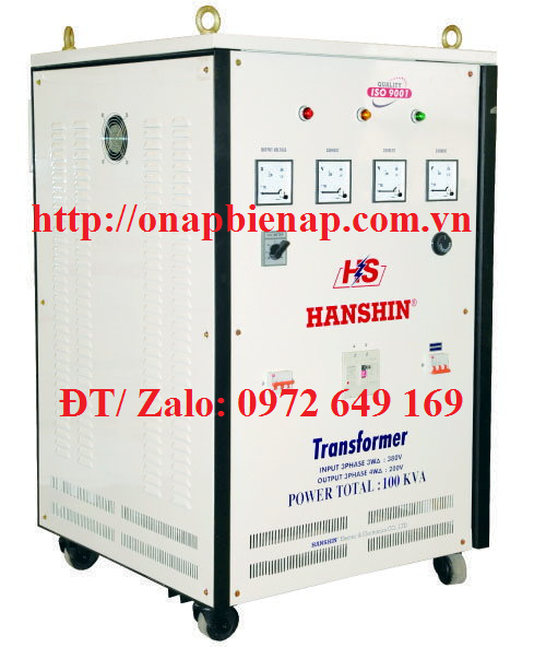biến áp hanshin 100kva 3 pha/ biến thế hanshin 100kva 3 pha